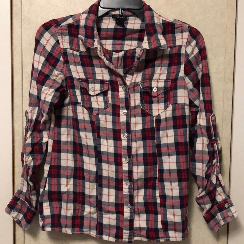 Cute Rue 21 plaid shirt ❤️ Size Small - EUC